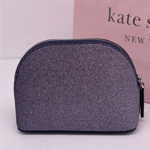 Kate Spade Sparkling Purple Cosmetic Case - Picture 3 of 6